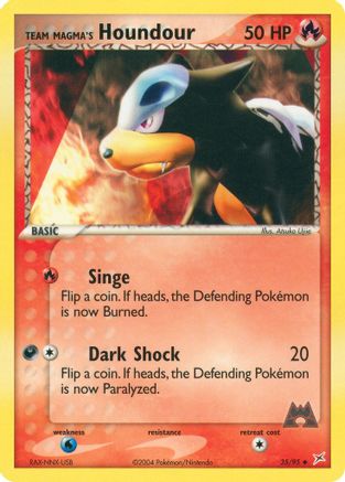Team Magma's Houndour 035/95 Team Magma vs Team Aqua - Uncommon