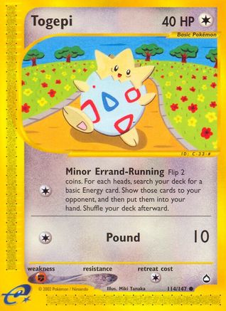 Togepi - 114/147 - Common - Reverse Holo
