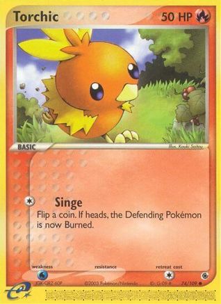 Torchic - 74/109 - Common - Reverse Holo
