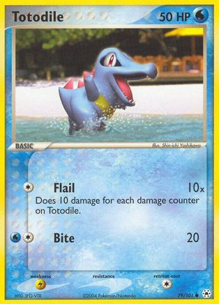 Totodile - 79/101 - Common - Reverse Holo