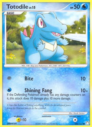 Totodile - 106/123 - Common - Reverse Holo