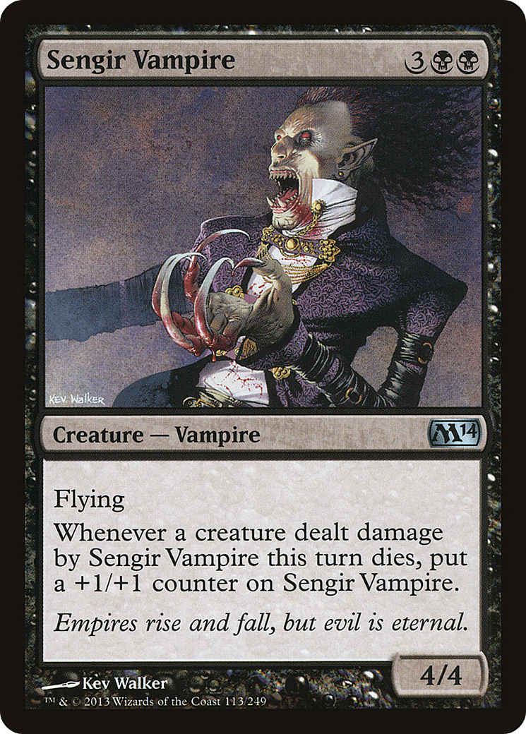 Sengir Vampire (M14-113) Foil