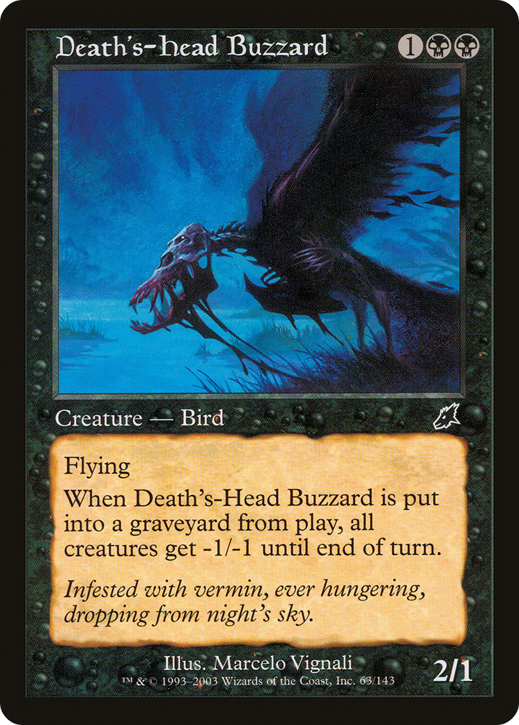 Death's-Head Buzzard (SCG-063)