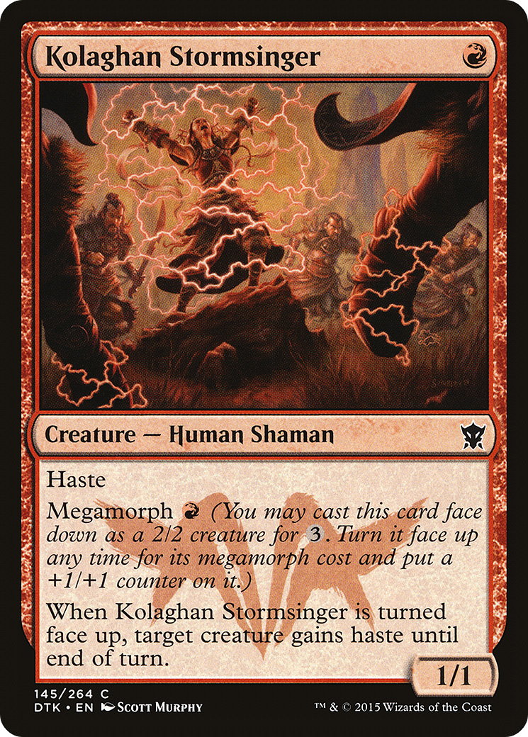 Kolaghan Stormsinger (DTK-145) Foil