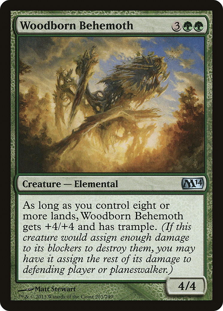 Woodborn Behemoth (M14-203) Foil