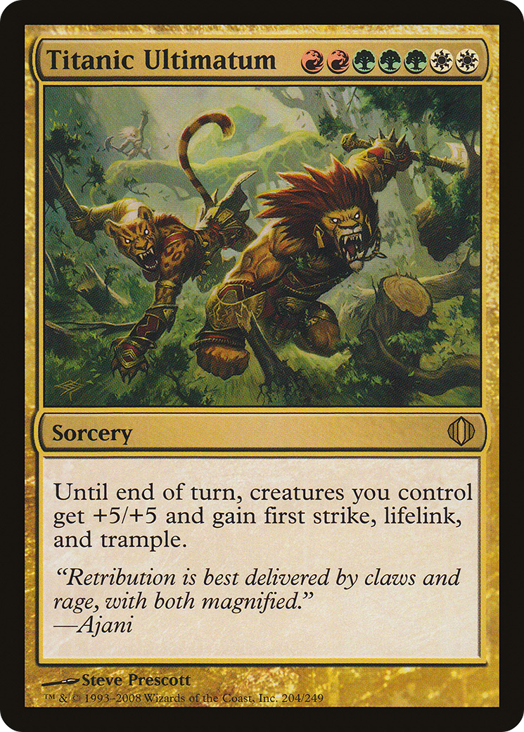 Titanic Ultimatum (ALA-204) Foil
