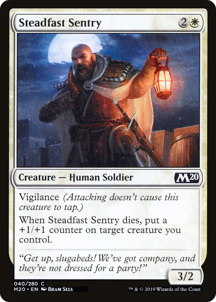 Steadfast Sentry (M20-040) Foil