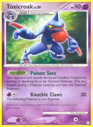 Toxicroak - 36/123 - Rare