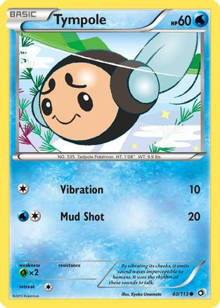 Tympole - 40/113 - Common - Reverse Holo