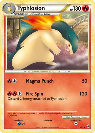 Typhlosion - 35/95 - Rare