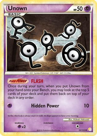 Unown (55) - 55/123 - Uncommon