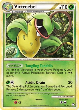 Victreebel - 12/102 - Holo Rare - Reverse Holo