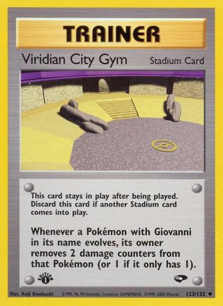 Viridian City Gym 123 - Unlimited Gym Challenge - Uncommon