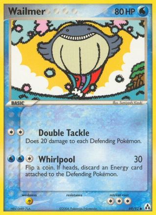 Wailmer - 69/92 - Common - Reverse Holo