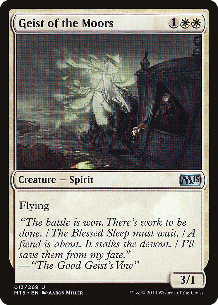 Geist of the Moors (M15-013) Foil