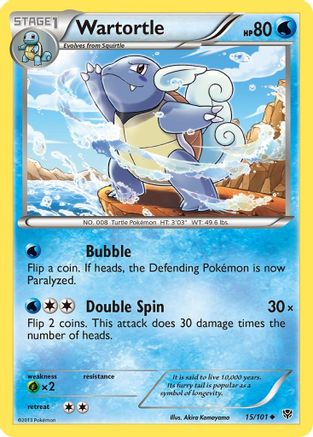Wartortle - 15/101 - Uncommon - Reverse Holo