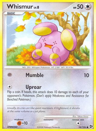 Whismur - 94/106 - Common - Reverse Holo