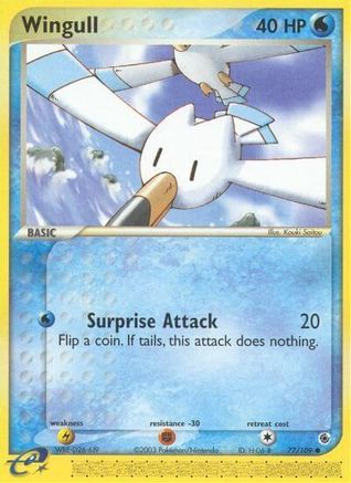 Wingull - 77/109 - Common - Reverse Holo