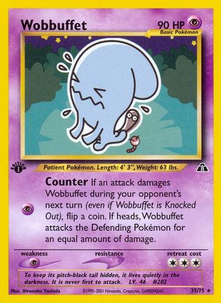 Wobbuffet (35) 035/75 - Unlimited Neo Discovery - Rare