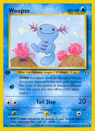 Wooper 071/75 - Unlimited Neo Discovery - Common