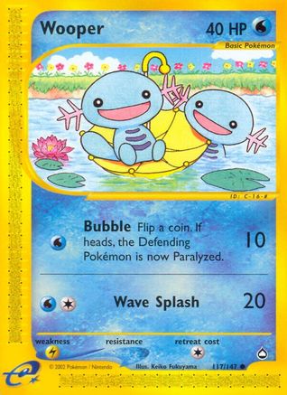 Wooper (117) 117  Aquapolis - Common