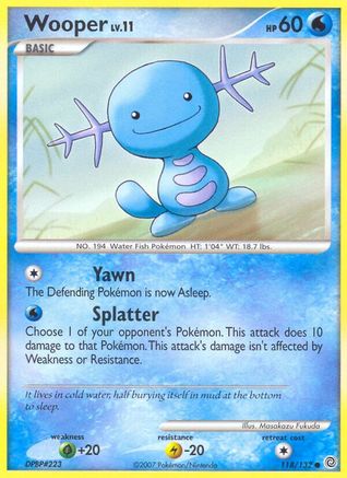Wooper - 118/132 - Common - Reverse Holo