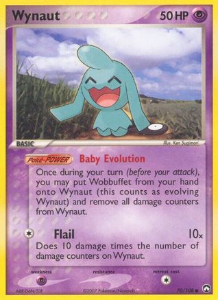 Wynaut - 70/108 - Common - Reverse Holo