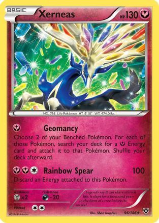 Xerneas - 96/146 - Rare - Reverse Holo