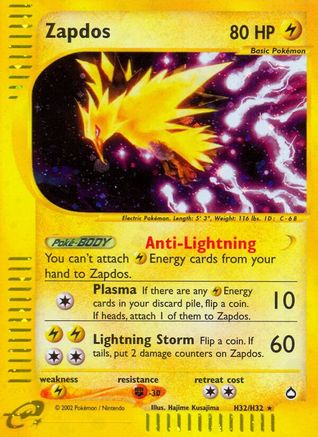 Zapdos - H32/147 - Holo Rare