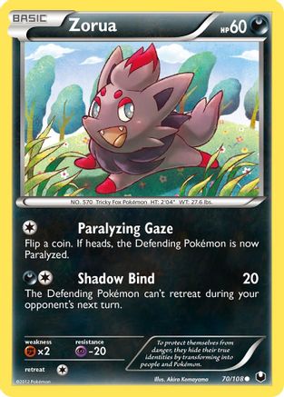 Zorua (70) - 70/108 - Common - Reverse Holo