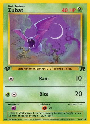 Zubat 070/82 - Unlimited Team Rocket - Common