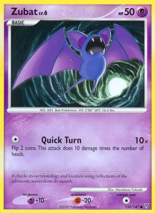 Zubat - 133/147 - Common - Reverse Holo