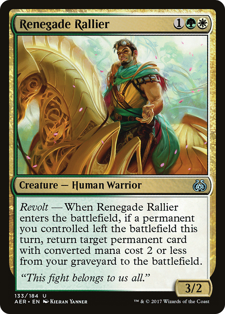 Renegade Rallier (AER-133) Foil