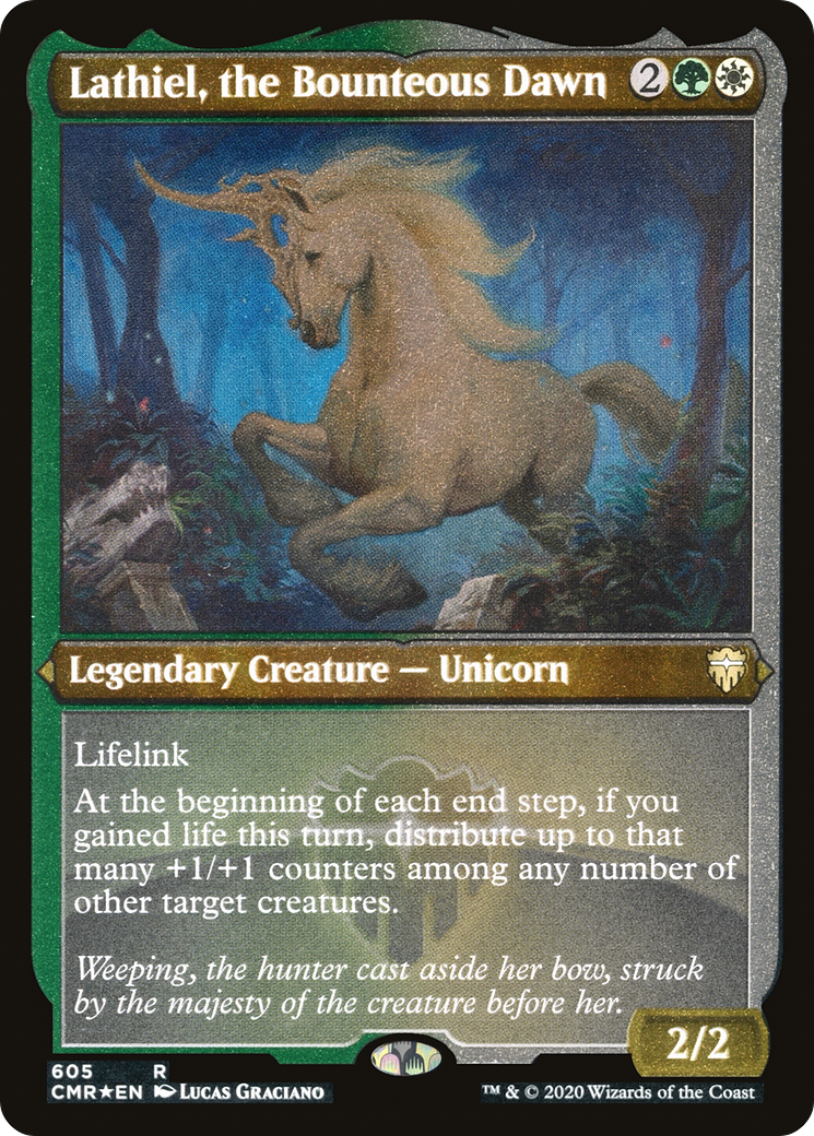 Lathiel, the Bounteous Dawn (Foil Etched) (CMR-605) Foil