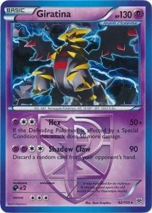 Giratina (BW Plasma Storm) - 62/135 - Holo Rare