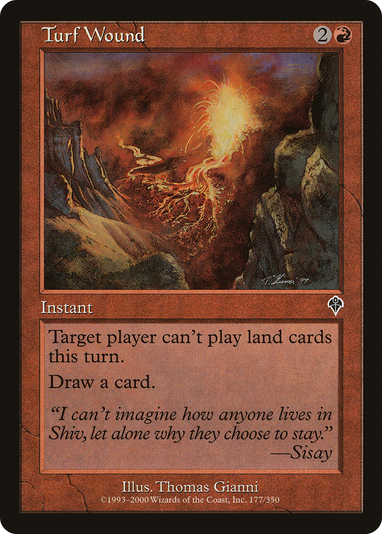 Turf Wound (INV-177) Foil