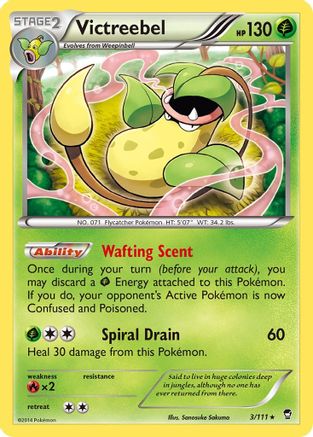 Victreebel - 3/111 - Holo Rare - Reverse Holo