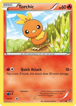 Torchic - 12/111 - Common - Reverse Holo