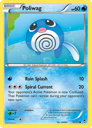 Poliwag - 15/111 - Common - Reverse Holo