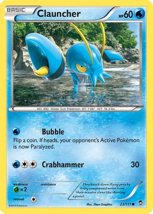 Clauncher - 23/111 - Common - Reverse Holo