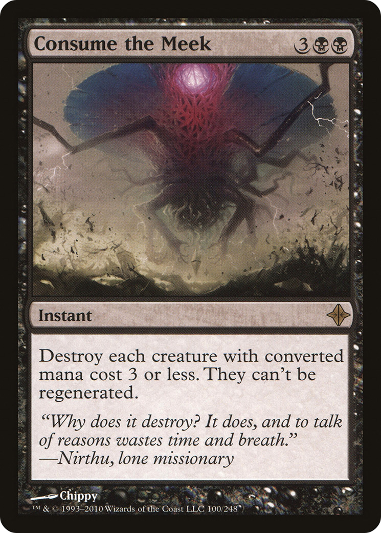 Consume the Meek (ROE-100) Foil