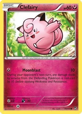 Clefairy (70) - 70/111 - Common