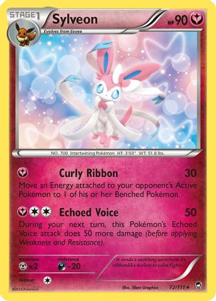 Sylveon - 72/111 - Rare - Reverse Holo