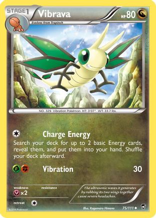Vibrava - 75/111 - Uncommon - Reverse Holo