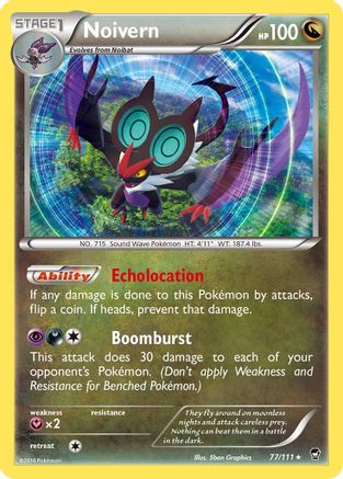 Noivern - 77/111 - Holo Rare - Reverse Holo