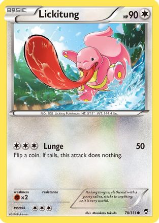 Lickitung - 78/111 - Common - Reverse Holo