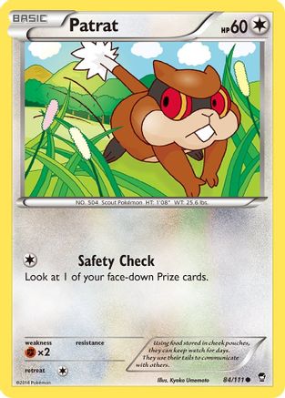 Patrat - 84/111 - Common - Reverse Holo