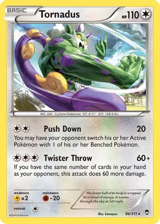 Tornadus - 86/111 - Rare - Reverse Holo