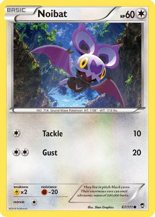 Noibat - 87/111 - Common - Reverse Holo
