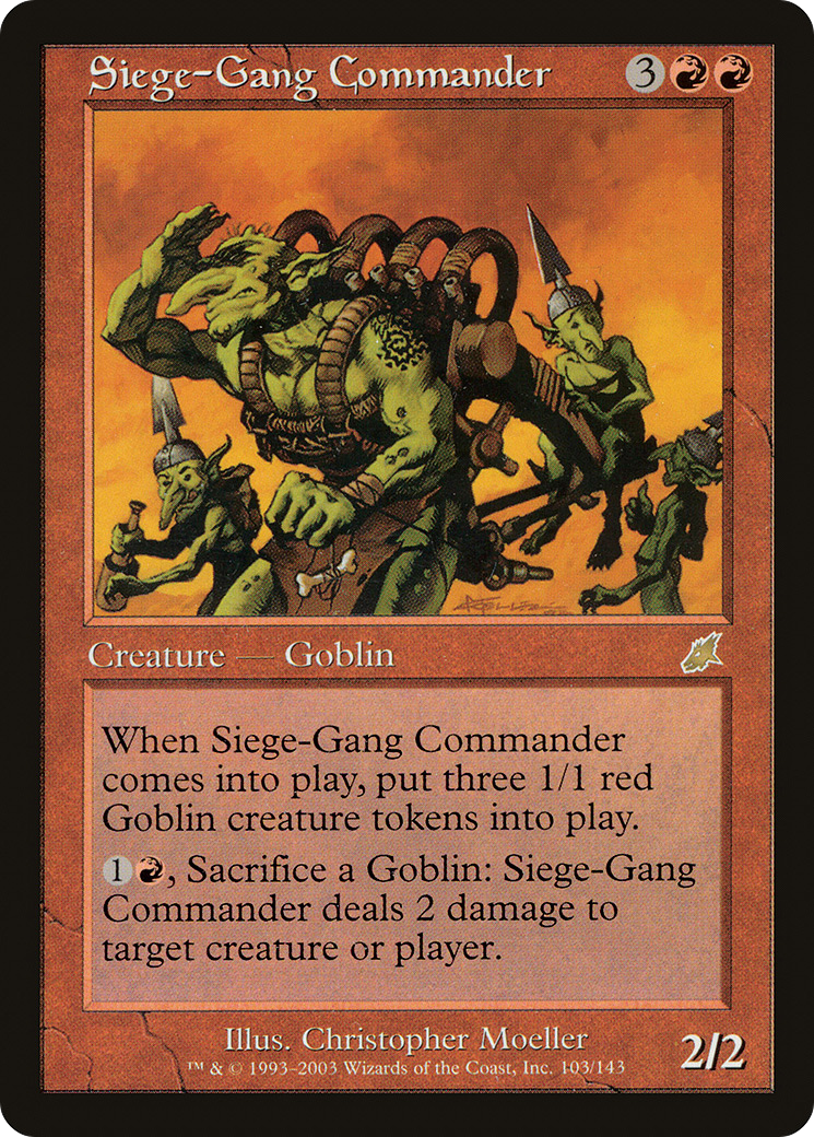 Siege-Gang Commander (SCG-103) Foil